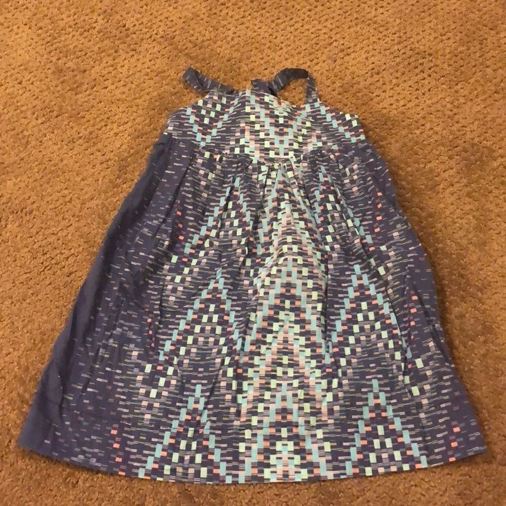 Anthem of the Ants Blue Colored Blocks Sundress